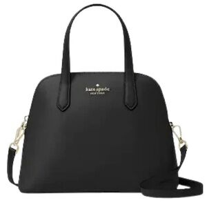 Kate Spade New York Saffiano leather Schuyler medium dome satchel crossbody bag.